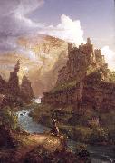 Thomas Cole Valley of the Vaucluse (mk13) oil painting artist